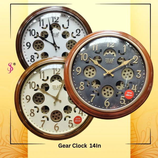 14 iNCH GEAR CLOCK