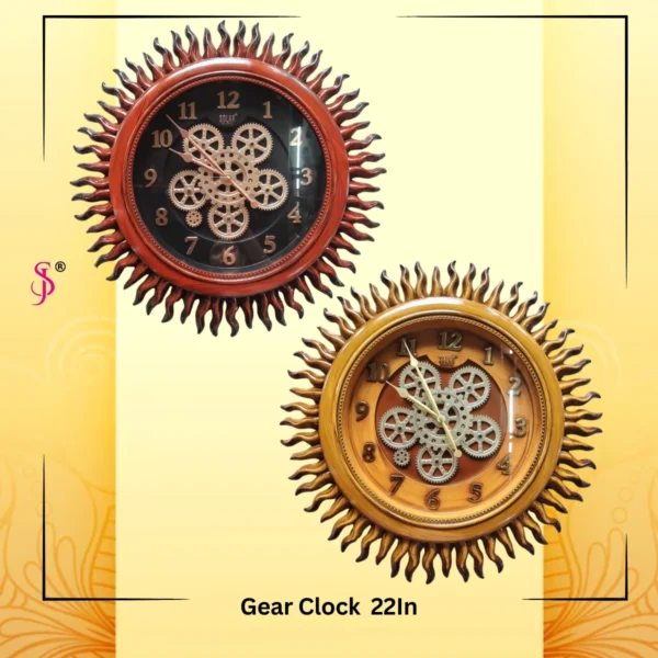 22 inch Solar Clock