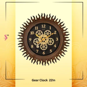 22 inch Solar Clock
