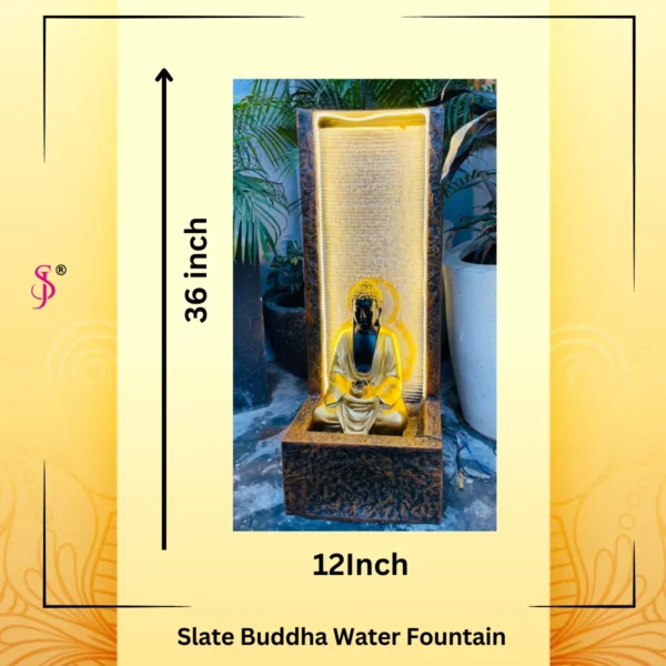 Buddha Slate Fountain